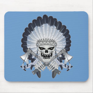 Indisk Chief Skull Musmatta