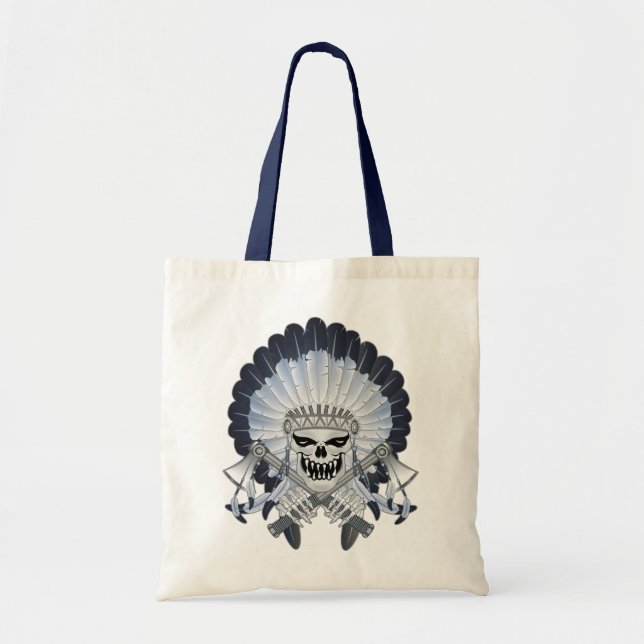 Indisk Chief Skull Tygkasse (Framsidan)