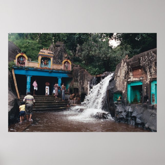 Indisk chola-tempel poster (Framsidan)