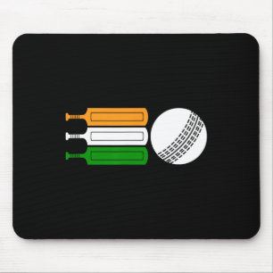 Indisk cricketspelare Ll indisk flagga cricketlag Musmatta