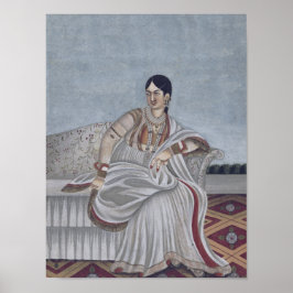 Indisk dansare i Sari Poster