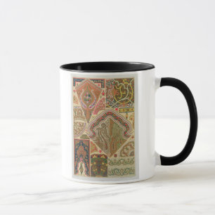 Indisk dekoration, pläterar XIX från 'Polychrome Mugg