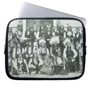 Indisk delegation av Sioux ledare i Washington D Laptop Fodral