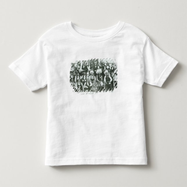 Indisk delegation av Sioux ledare i Washington D T Shirt (Framsida)