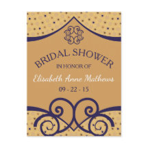 Indisk Delight Inbjudningskort för möhippan