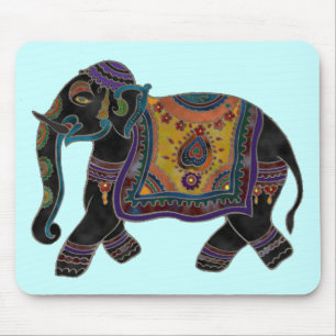 Indisk elefantkonst Mousepad Musmatta