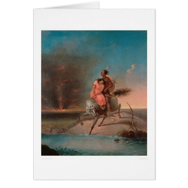 Indisk fången (0745A) Hälsningskort (Framsidan)