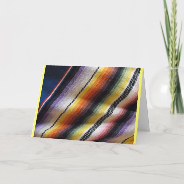 Indisk filt Notecard Kort (Framsida)
