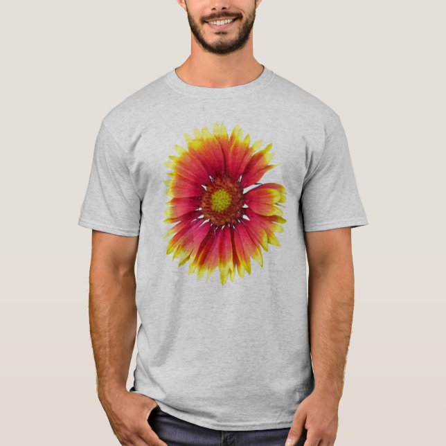 Indisk filtblomma t-shirt (Framsida)