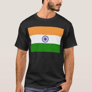 Indisk Flagga - högkvalitativ bild T Shirt