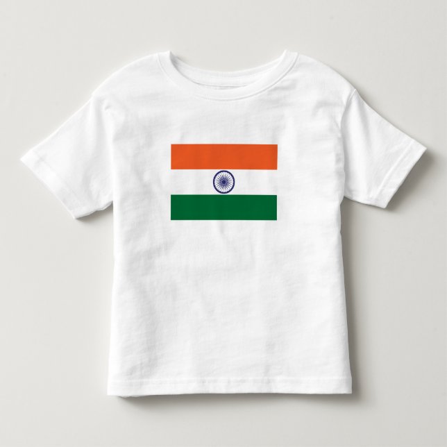 Indisk flagga t shirt (Framsida)