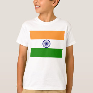 Indisk flagga tee shirt
