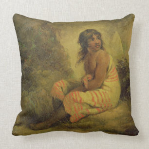 Indisk flicka, 1793 (olja på kanfas som monteras kudde