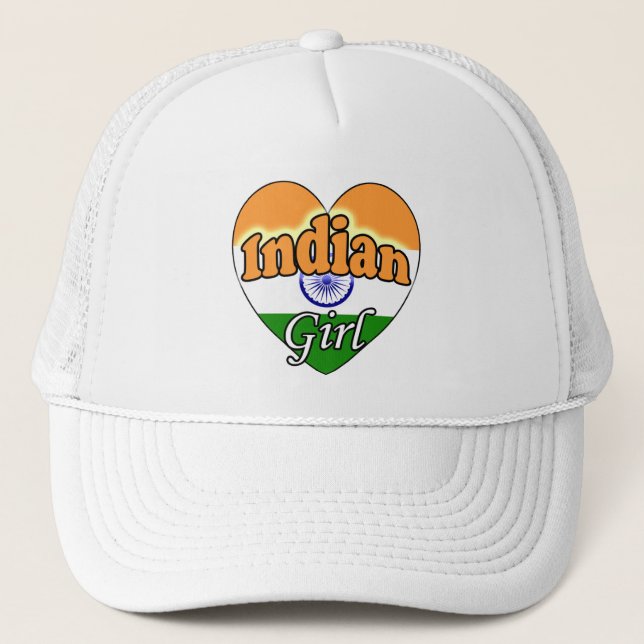 indisk flicka truckerkeps (Framsida)