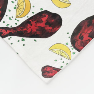 Indisk Food Tandoor Cooking Tandoori Chicken Fleecefilt