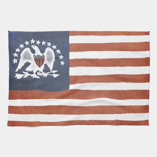 Indisk fredflagga kökshandduk (Horisontell)