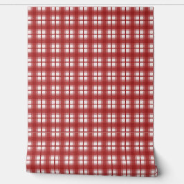 Indisk gingham - mexikansk röd