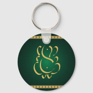Indisk gud Ganesha - Keychain Nyckelring