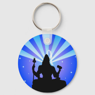 Indisk gud Shiva - Keychain Nyckelring