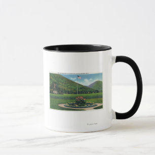 Indisk hälsning resningsolstatyn mugg