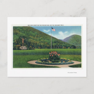 Indisk hälsning resningsolstatyn vykort