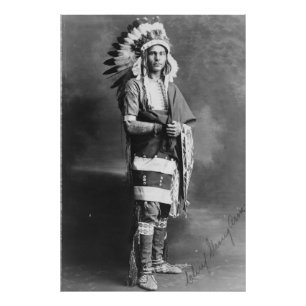 Indisk högsta stark arm för indian Circa 1909 Fototryck
