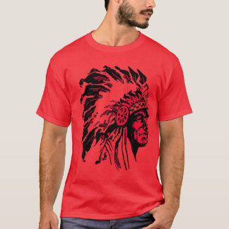 Indisk högsta T-tröja för vintageindian T-shirt