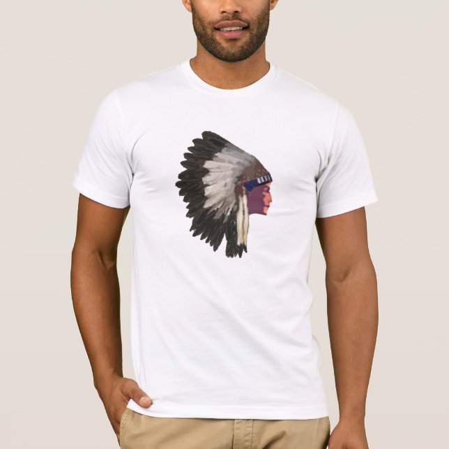 Indisk högsta Tshirt för indian T Shirt (Framsida)
