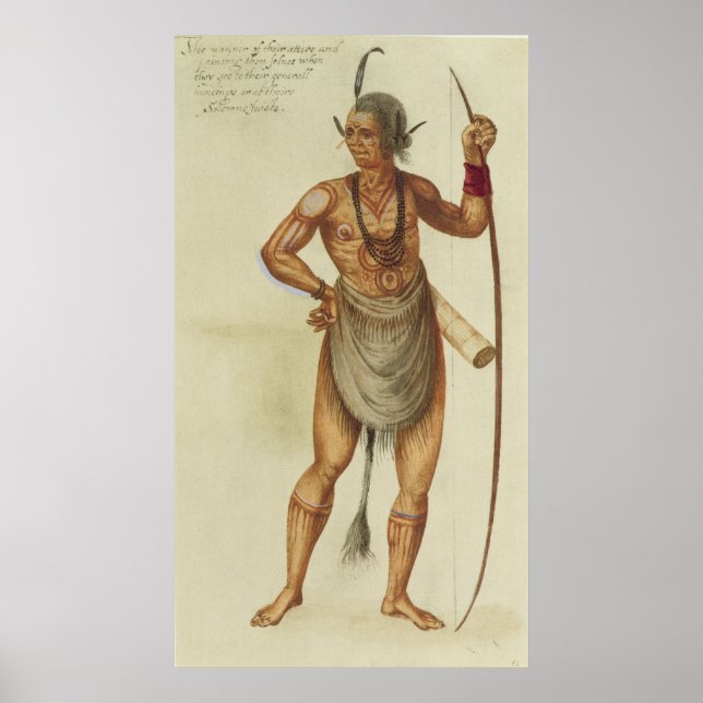 Indisk i Body Paint Poster (Framsidan)