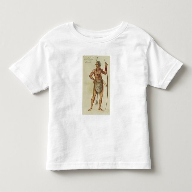 Indisk i Body Paint T Shirt (Framsida)