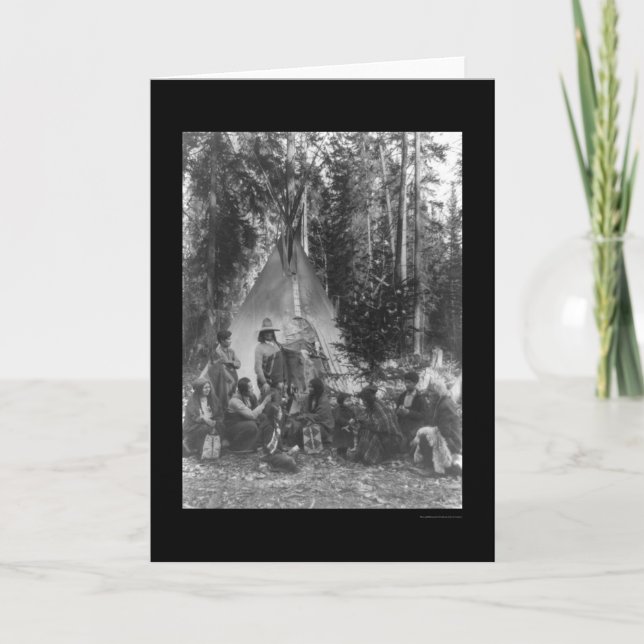 Indisk idrottsgalning före jul 1916 helgkort (Framsida)