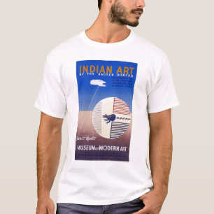 Indisk konst i Amerika 1936 WPA T-shirt