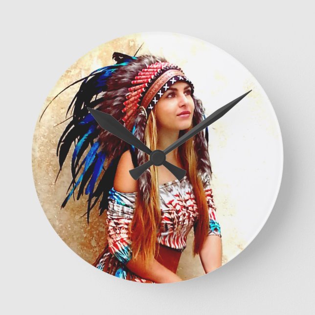 Indisk krigare rund klocka (Framsida)