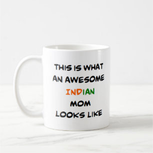 indisk mamma, awesome kaffemugg