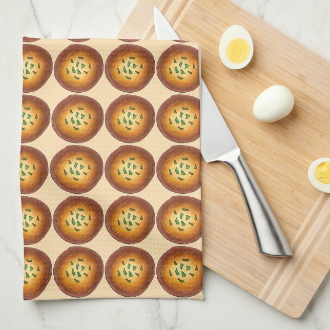 Indisk matkokning Mithai Sweets Malpua Chef Kökshandduk (Vikt i Fjärdedel)