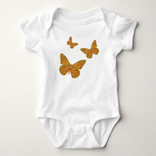Indisk monark barn- och babyskjorta t shirt