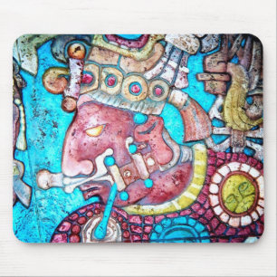 Indisk Mousepad för Aztec präst för MayaIncakic Musmatta