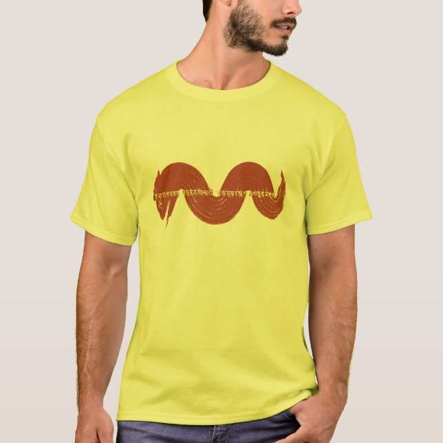Indisk orm med sanskrit tee (Framsida)