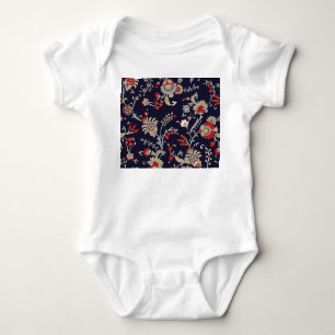 Indisk paisley, marin bakgrund, traditionell. t shirt