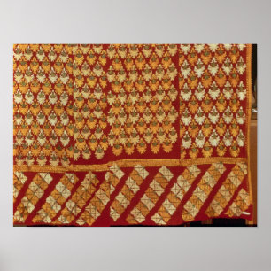 Indisk Phulkeri broderi Poster