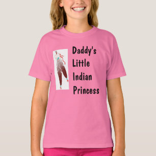 Indisk Princess Tshirt för pappor lite Tröja
