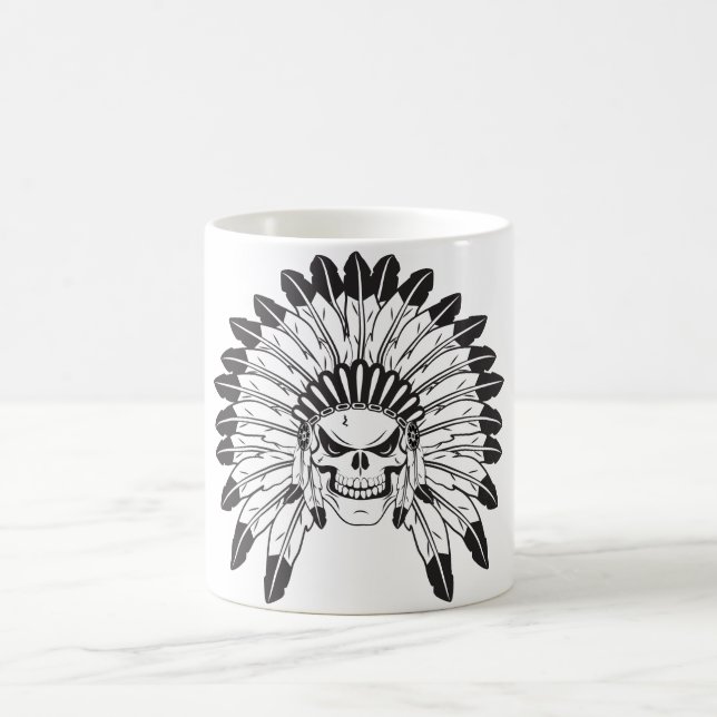 Indisk skullchef kaffemugg (Center)