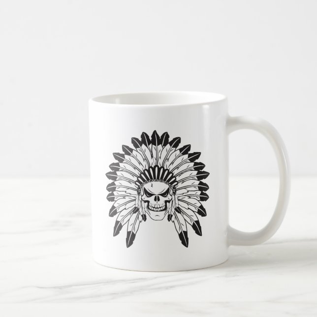 Indisk skullchef kaffemugg (Höger)