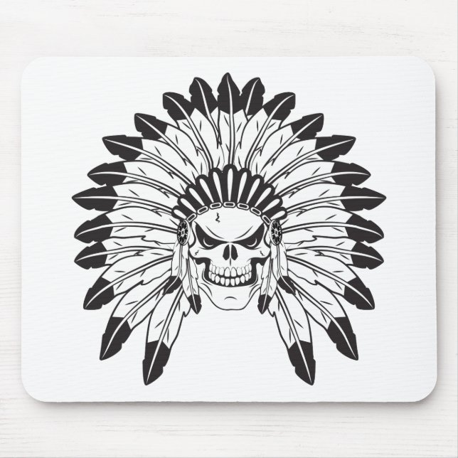 Indisk skullchef musmatta (Framsidan)