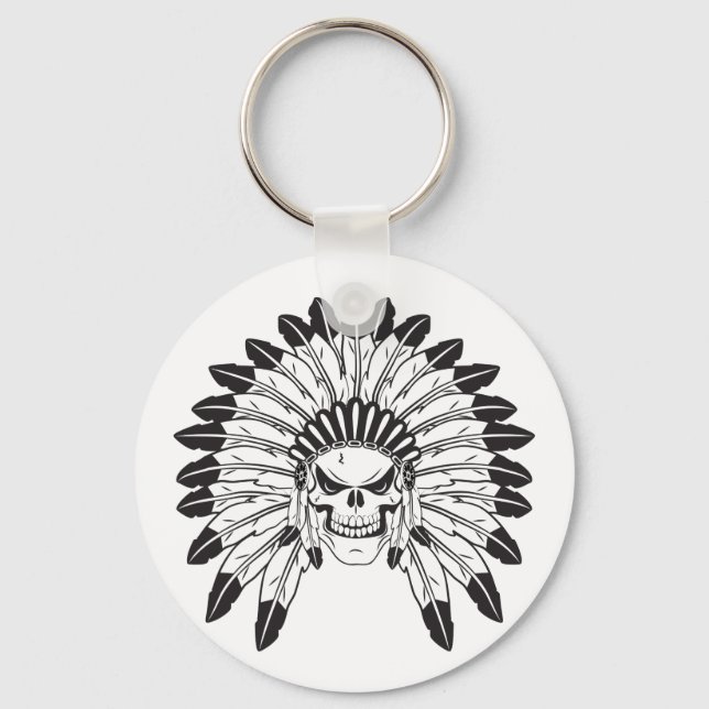 Indisk skullchef nyckelring (Framsida)