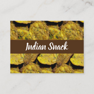 Indisk Snack Methi Vadi Food Visitkort