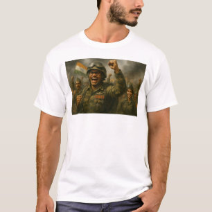 Indisk soldiers Celebrate Battlefield Triumph T Shirt