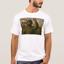 Indisk soldiers Celebrate Battlefield Triumph T Shirt