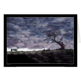 Indisk solnedgång hälsningskort