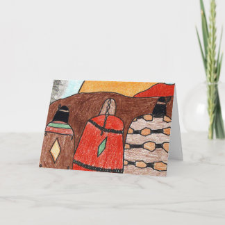 Indisk solnedgång kort